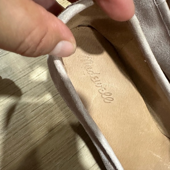 Madewell suede block heels  good condition sz  10 - Picture 5 of 8